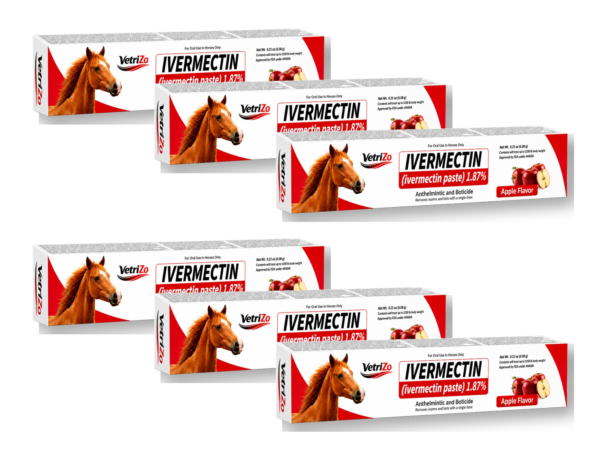 VetriZo Ivermectin Paste 1.87% – 6 Pack